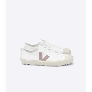 White Women's Veja NOVA CANVAS Shoes | AU 530EBC